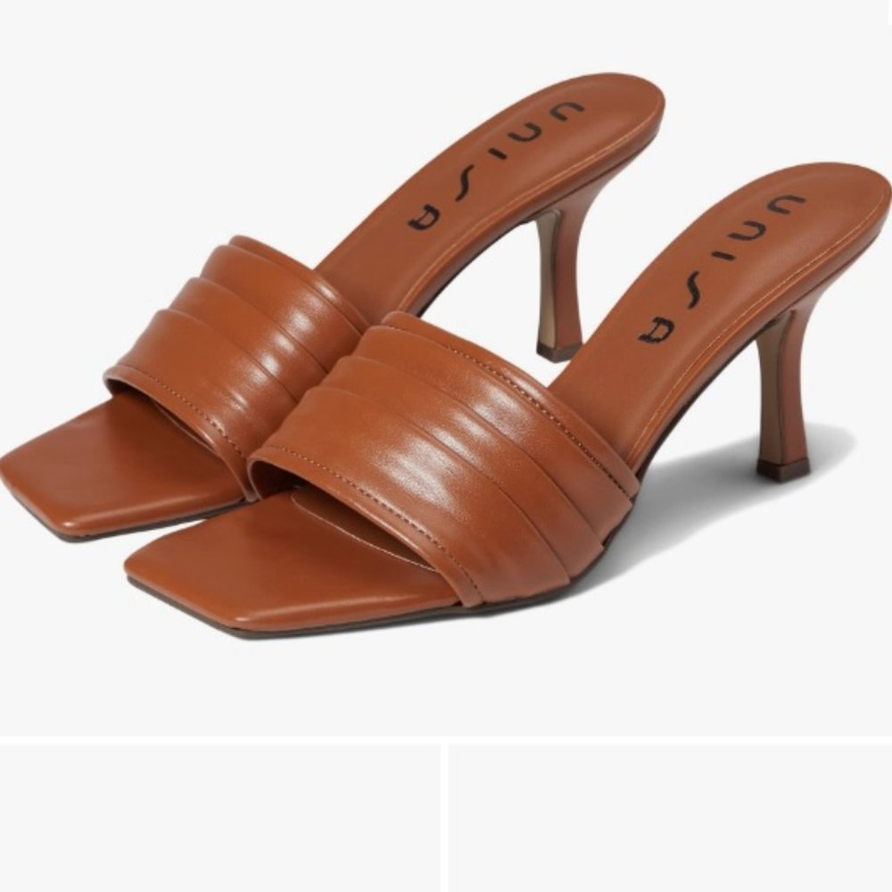 $54 NWT (7.5)  UNISA Med. Brown Mule